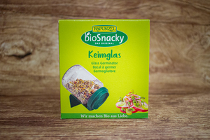 bocal à germer avec tamis  